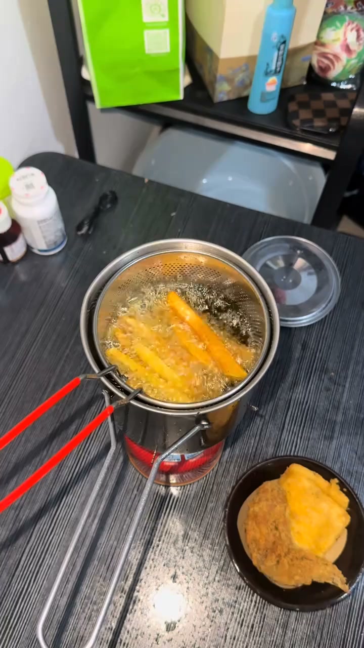 Multifunctional 410 Stainless Steel Fryer