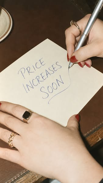 Price Increases September 21st