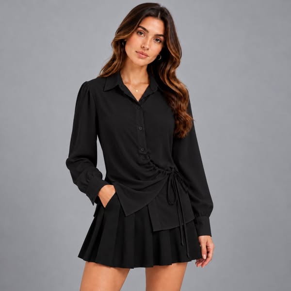 50% DTO. | Camisa Fruncida Toscana