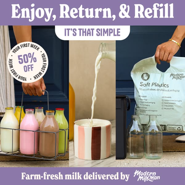 Get 50% OFF your first week of fresh groceries with code SIP50