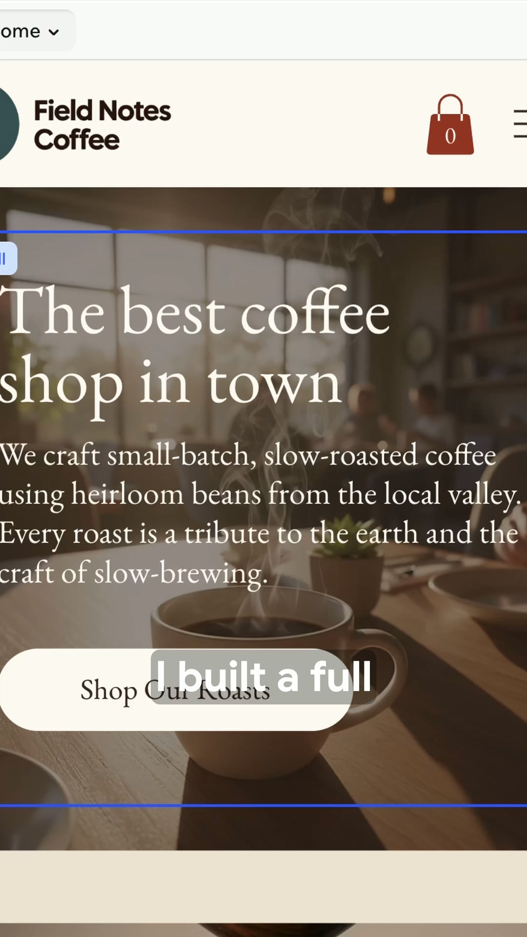 Build a brand in a sentence