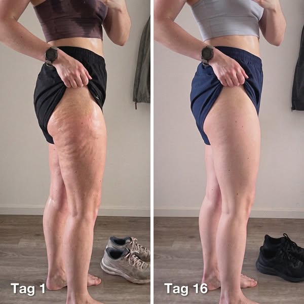 Nach dem Laufen trage ich endlich die kurze Hose