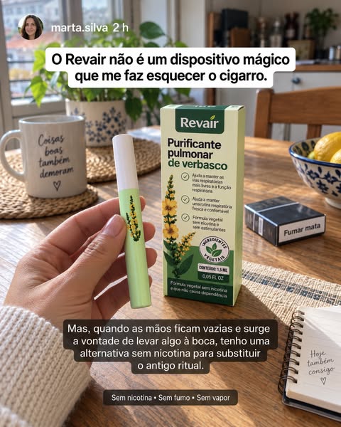 Elimine a acumulação. Respire mais fundo. Volte a sentir os seus pulmões.