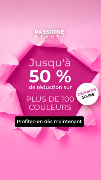 Plus de 100 couleurs en promotion