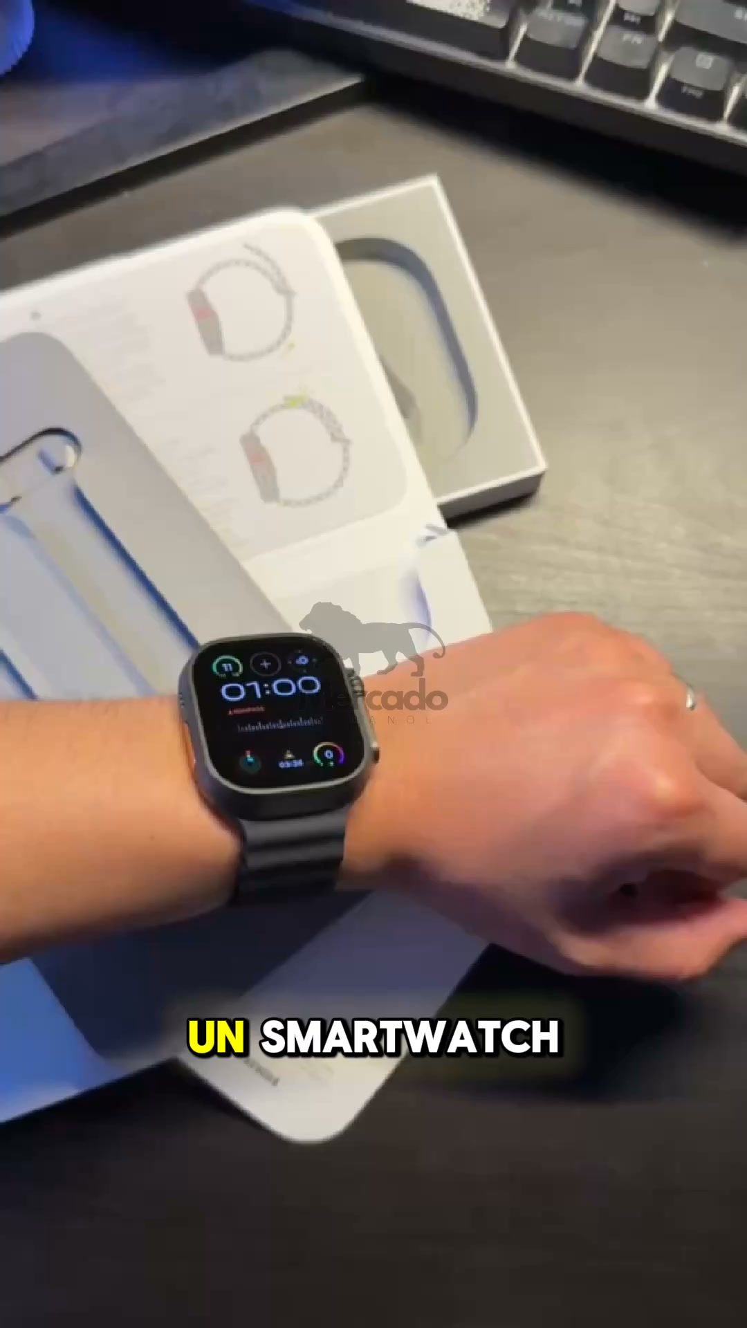Smartwatch + Auriculares + 2 Correas