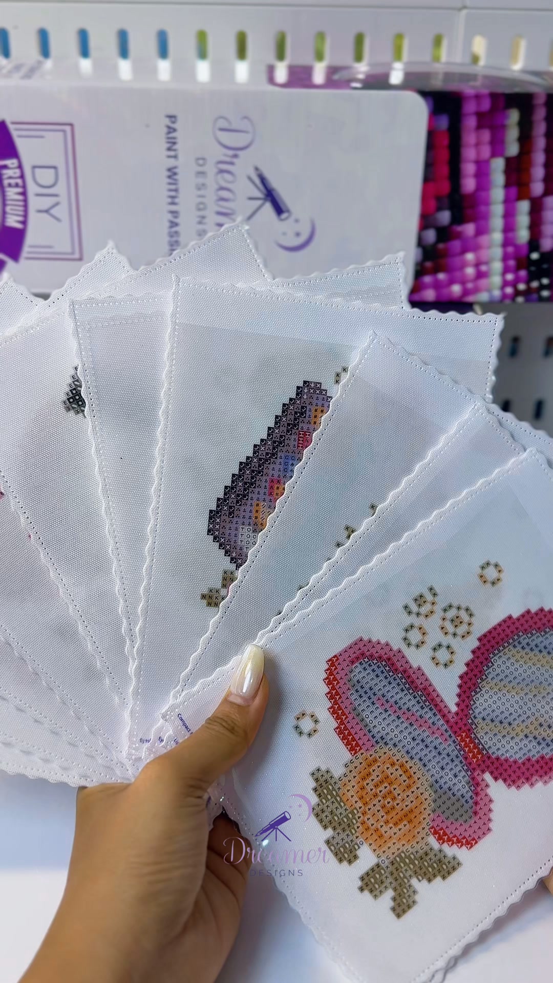 10 Beauty Diamond Art Designs. One Kit.