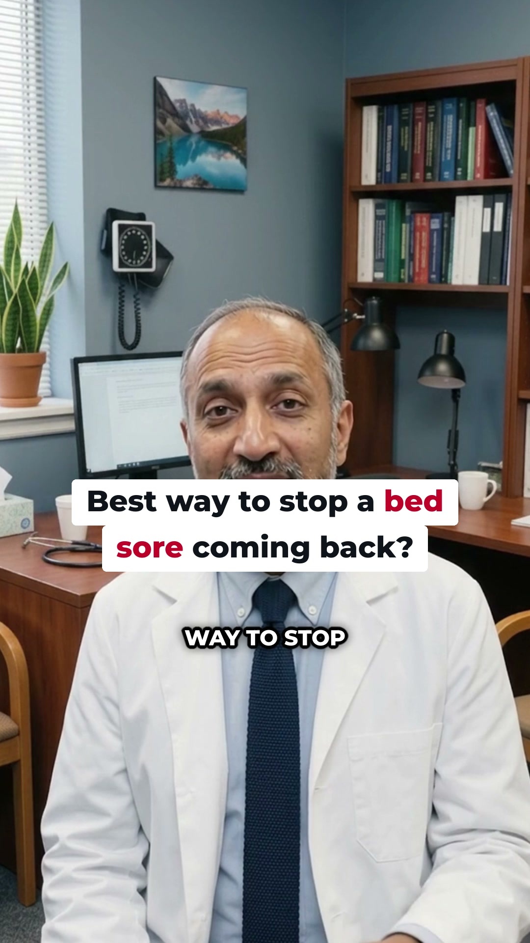 His Sore Finally Stays Closed In The Chair