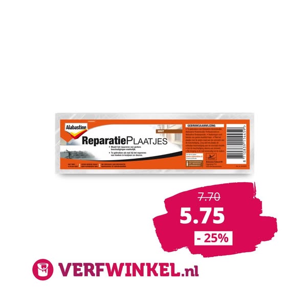 Alabastine Reparatieplaatjes - Set