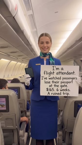 Your passport is the one thing you can't replace on the trip