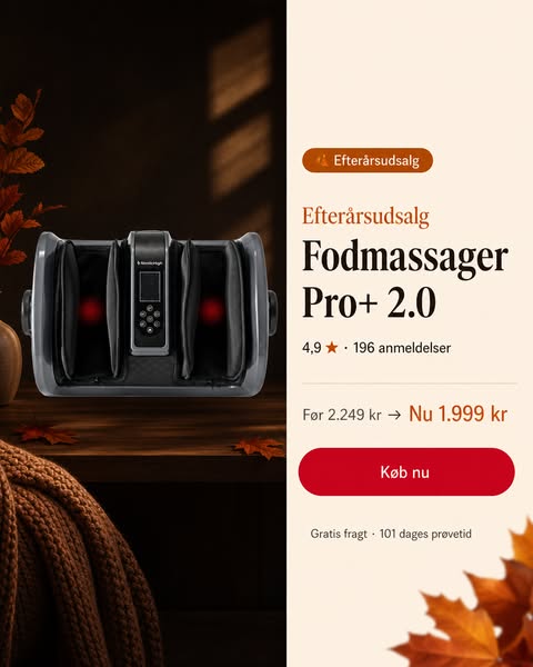 Efterårsudsalg: 1.999 kr (før 2.249 kr)