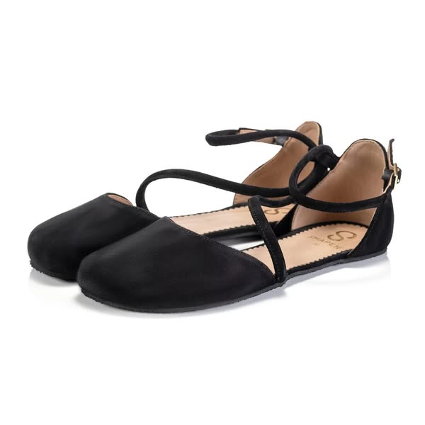 ORCHID barefoot sandals Black