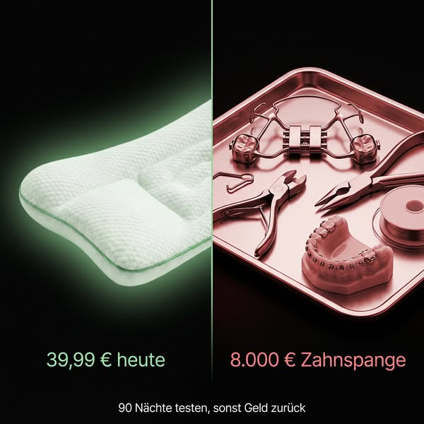 Schluss mit Schnarchen. Schütz sein Gesicht.