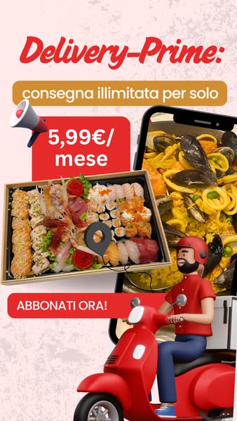 Consegna illimitata: 5,99€