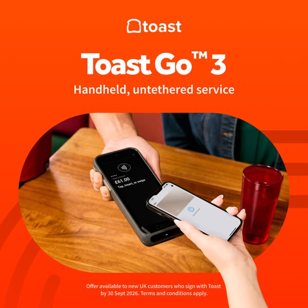Anúncio de Toast UK Authorized Partner