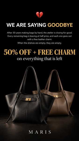 Closing Sale 50% OFF + Free wallet