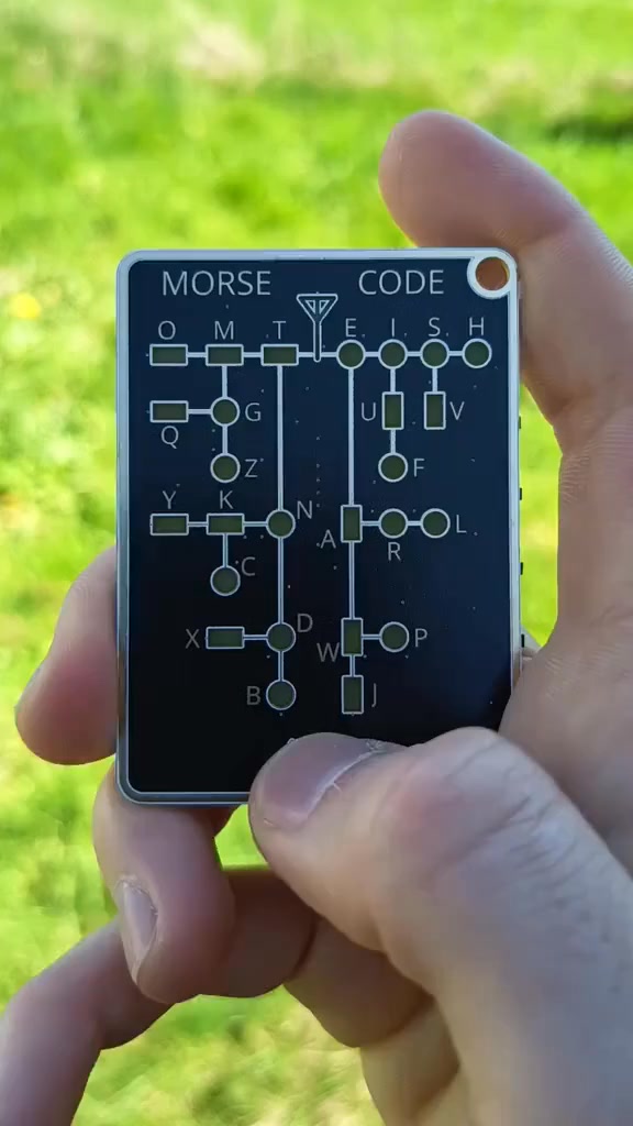 Morse Code Trainer Card Pro (LED Edition)
