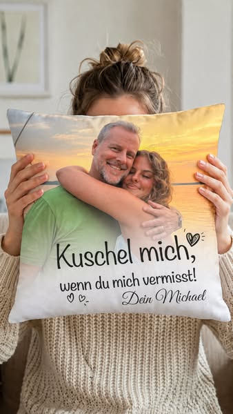 Verschenke ein individuell gestaltetes Kissen