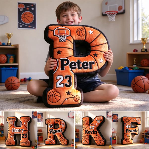 Personalized Basketball Pillow for Kids!