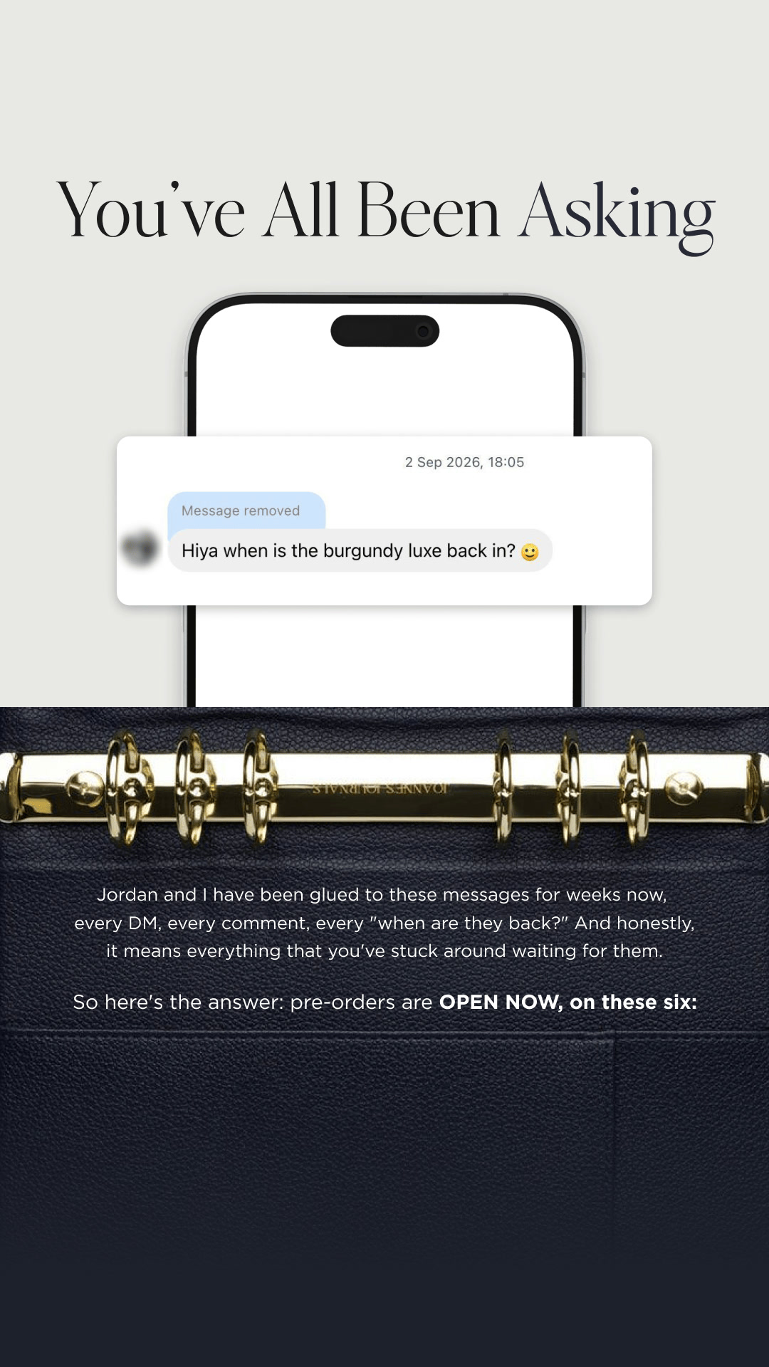 A5 Binder PRE-ORDER | Choose Your Binder