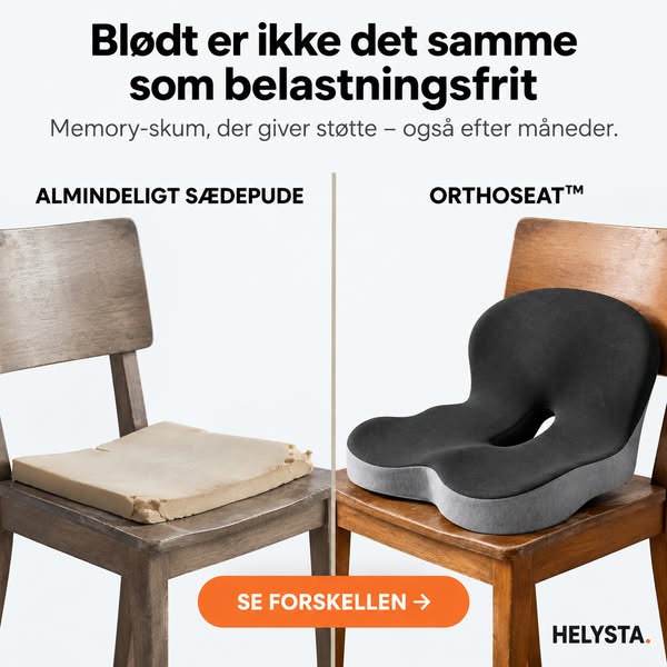 Sidder du meget? Giv din krop mere komfort.