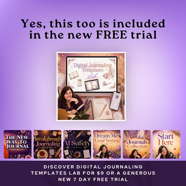 NEW $9 or FREE Digital Journaling Templates