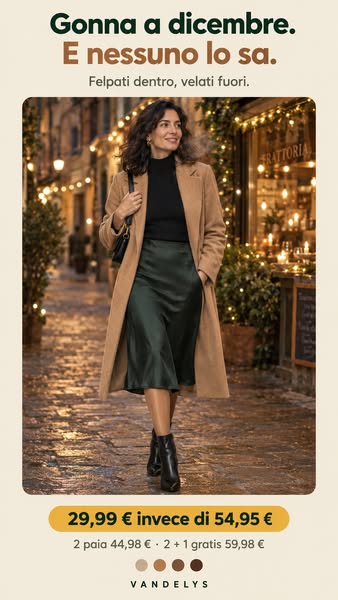 La gonna d'inverno? Si può di nuovo.