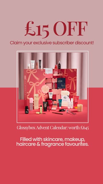 Your Subscriber Perk: £15 Off
