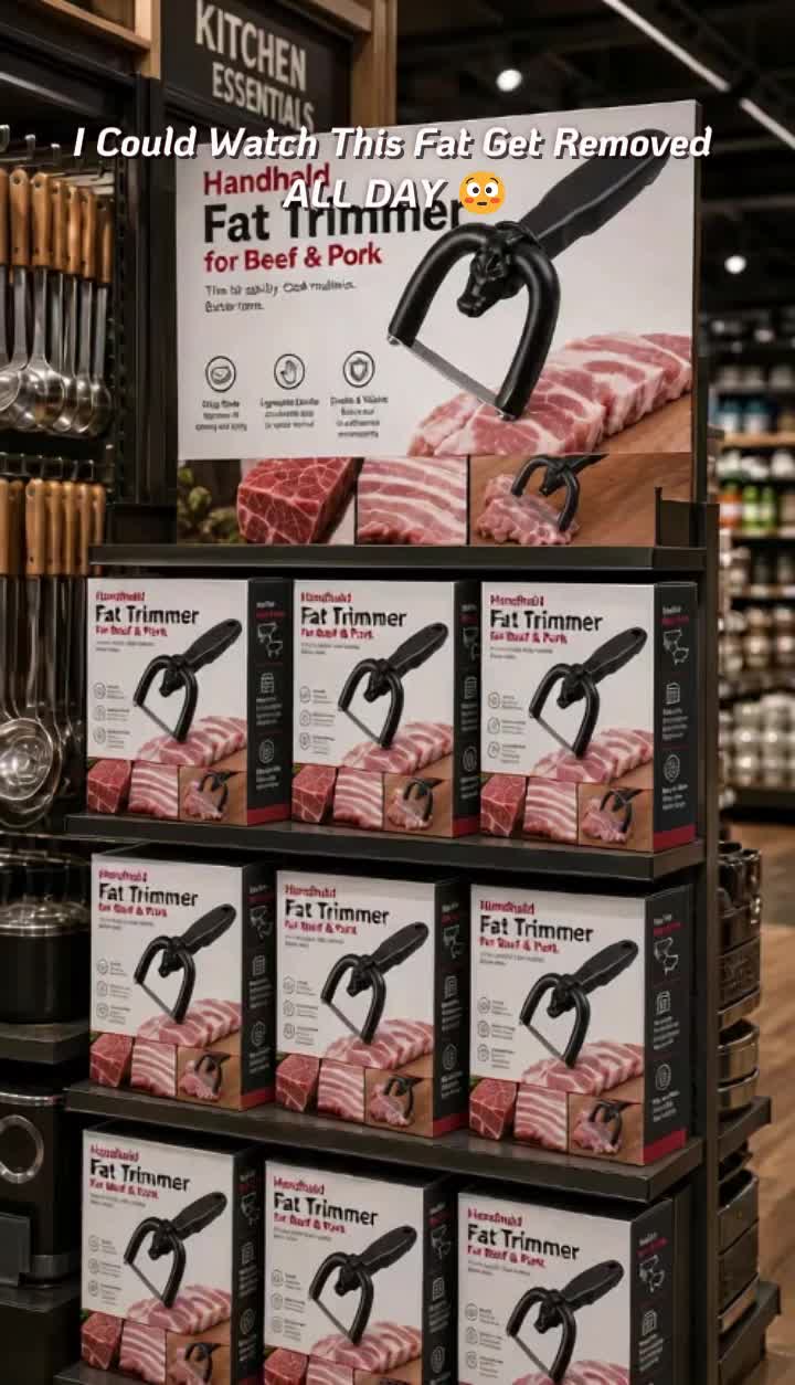 Handlicher Fetttrimmer für Rind- & Schweinefleisch