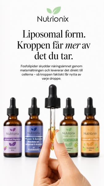 Liposomal form - kroppen får mer av det du tar