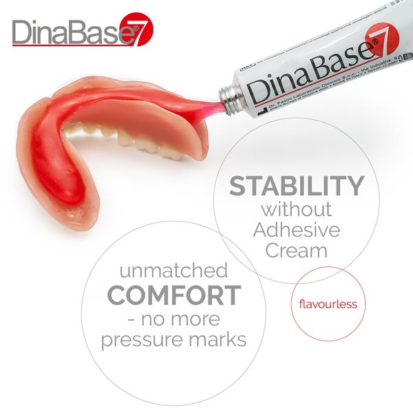 DinaBase7 denture adhesive gel