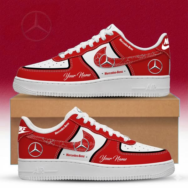 Mercedes Custom Refined Design AF1 Sneakers