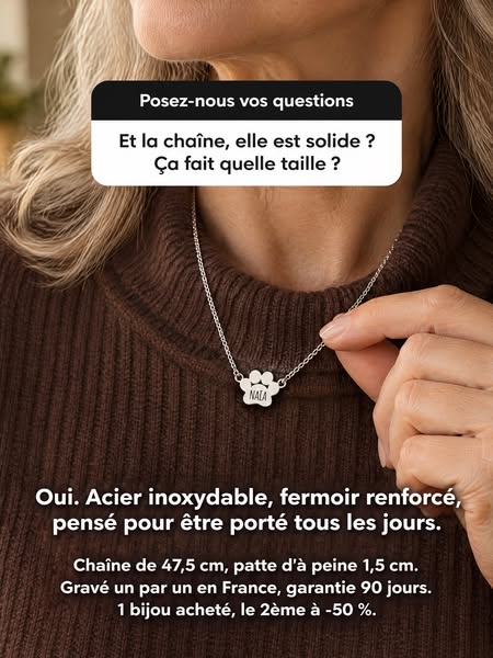 Porte-le avec toi. Partout. Pour toujours.
