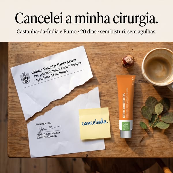 Cancelei a cirurgia.