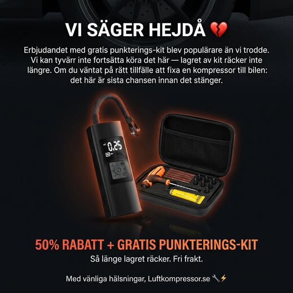 50% rabatt + punkterings-kit