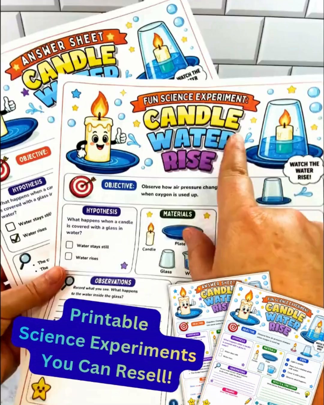53 Science Printables Ready to Sell!