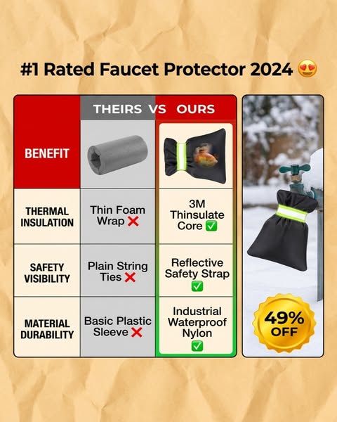 Faucet Insulation Cover