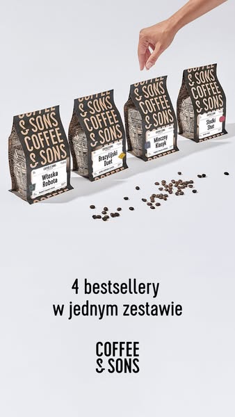 4 kawy. 1 zestaw