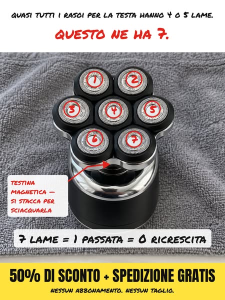 Approfitta oggi del 50% di sconto su Exoshave.