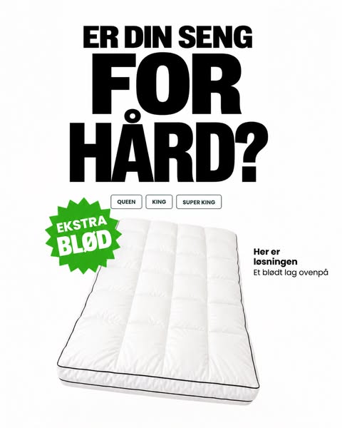 TILBAGE PÅ LAGER – SKYND DIG