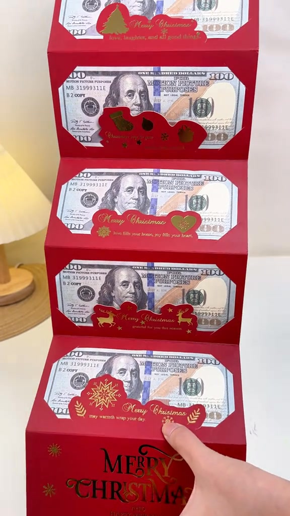 Christmas Cash Gift Envelope– A creative way to give cash this Christmas!