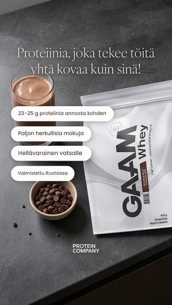 Useita makuja valittavana!