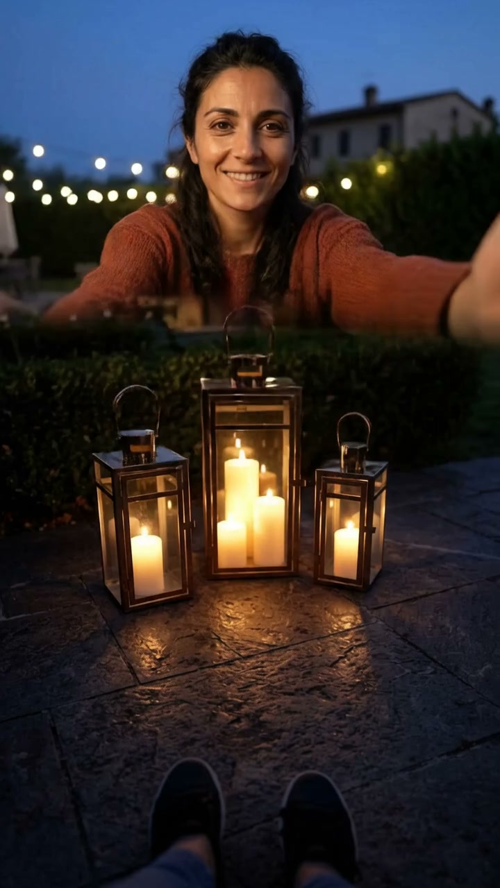 Candle Lanterns 3-Piece Set