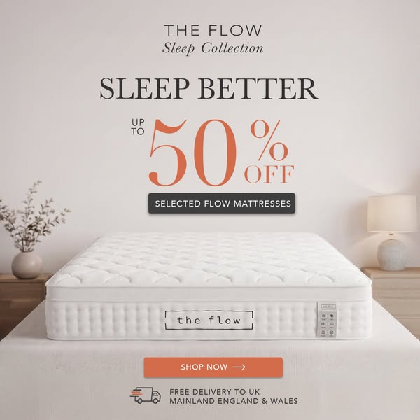Up to 50% Off Flow Mattresses
