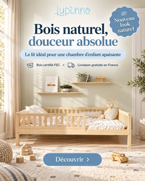 Bois naturel, douceur absolue