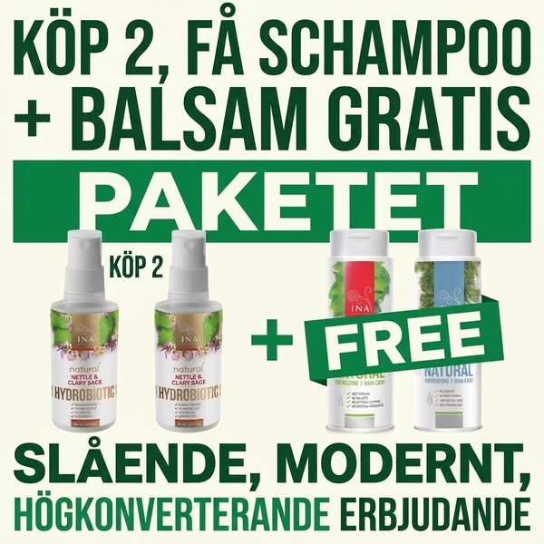 Köp 2 och få schampo och balsam på köpet