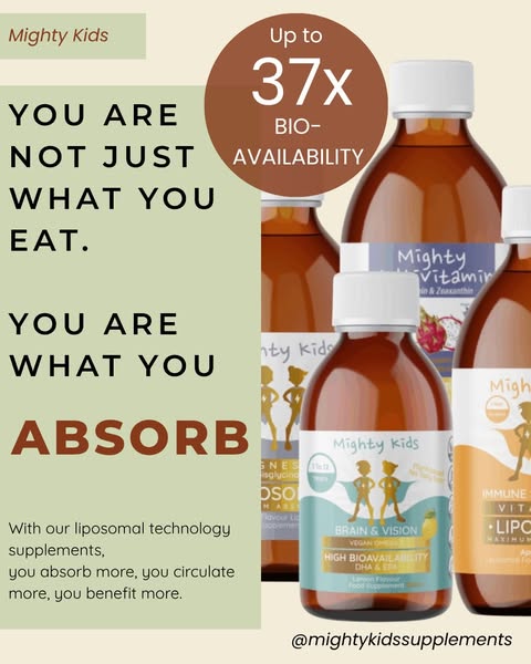 Shop Children's Liposomal Vitamins | Mighty Kids UK
