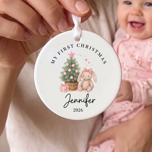 Personalized Baby's 1st Christmas Ornament