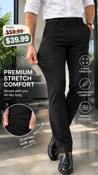 Dress Pants That Actually Feel Good
