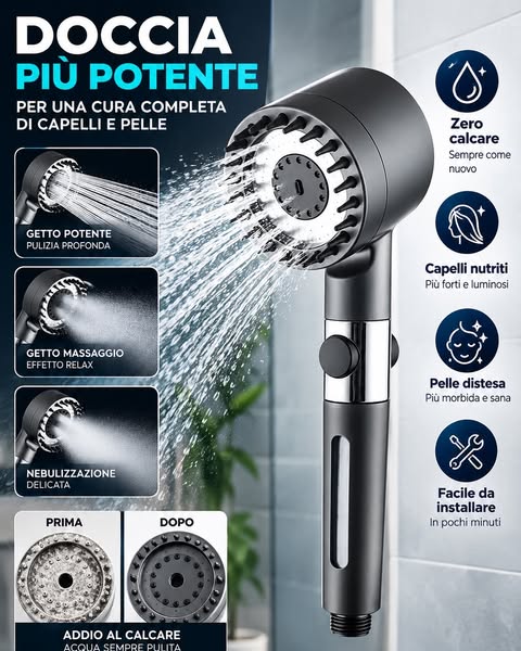 Non è solo una doccia. È il tuo momento di benessere.
