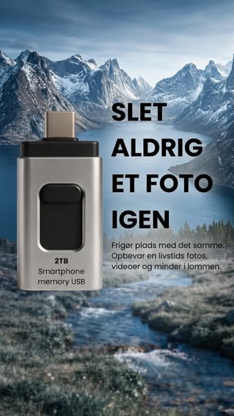 Slut Med "Lagerplads Fuld" – 2TB USB Til Smartphone